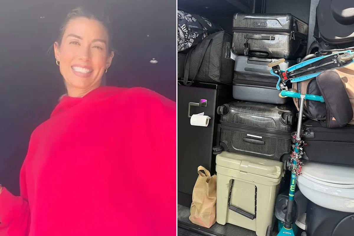 Heather Rae El Moussa Shows Van Overflowing with Luggage Ahead of Big Family Road Trip: ‘Wish Us Luck’
