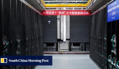 As AI race with US intensifies, China’s Alibaba launches 10,000-card computing cluster