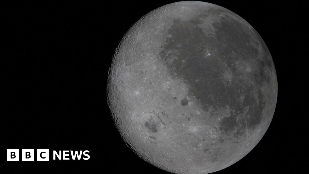Emotional crew names Moon crater after commander's late wife