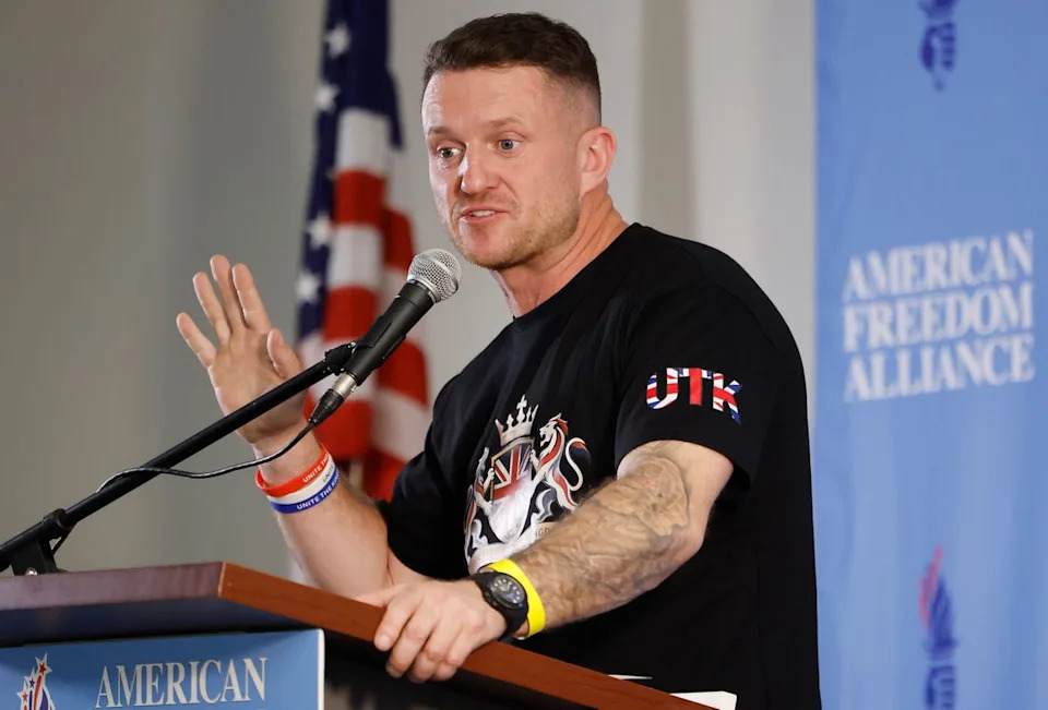 Tommy Robinson is organising another ‘Unite the Kingdom’ rally for next month (Getty)