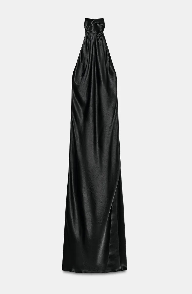 black evening dress