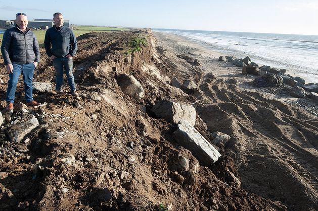 Wexford farmers fighting to keep sea at bay as minister commits to visiting area ravaged by coastal erosion