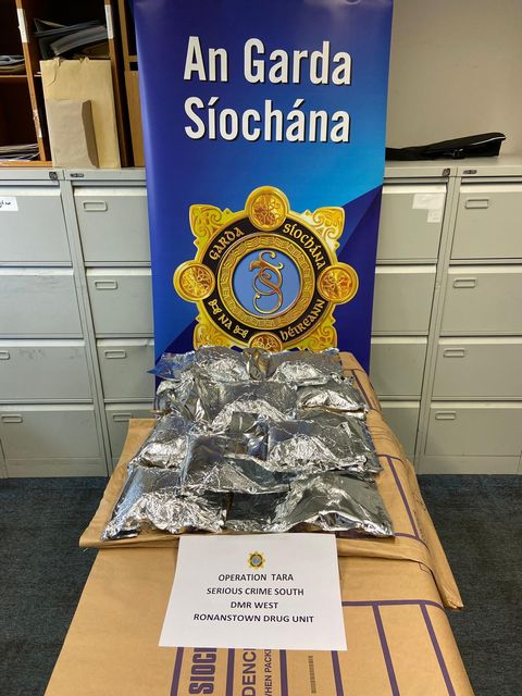 Drugs seized by the Ronanstown Drugs Unit as part of Operation Tara. Picture: An Garda Síochána