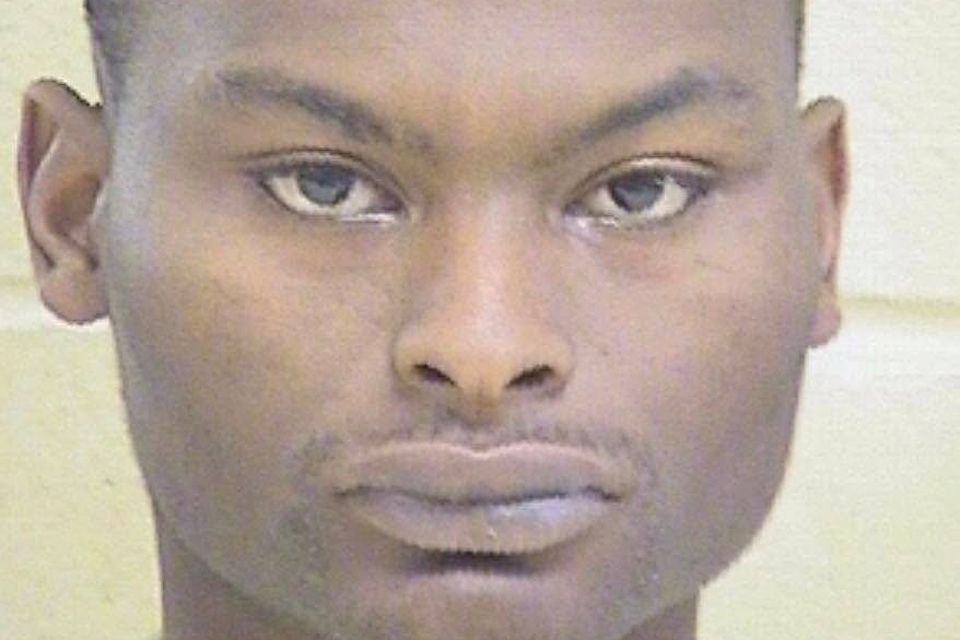 Shamar Elkins, suspected of killing eight children at a residence in Shreveport, Louisiana. Shreveport Police Department/Handout via REUTERS