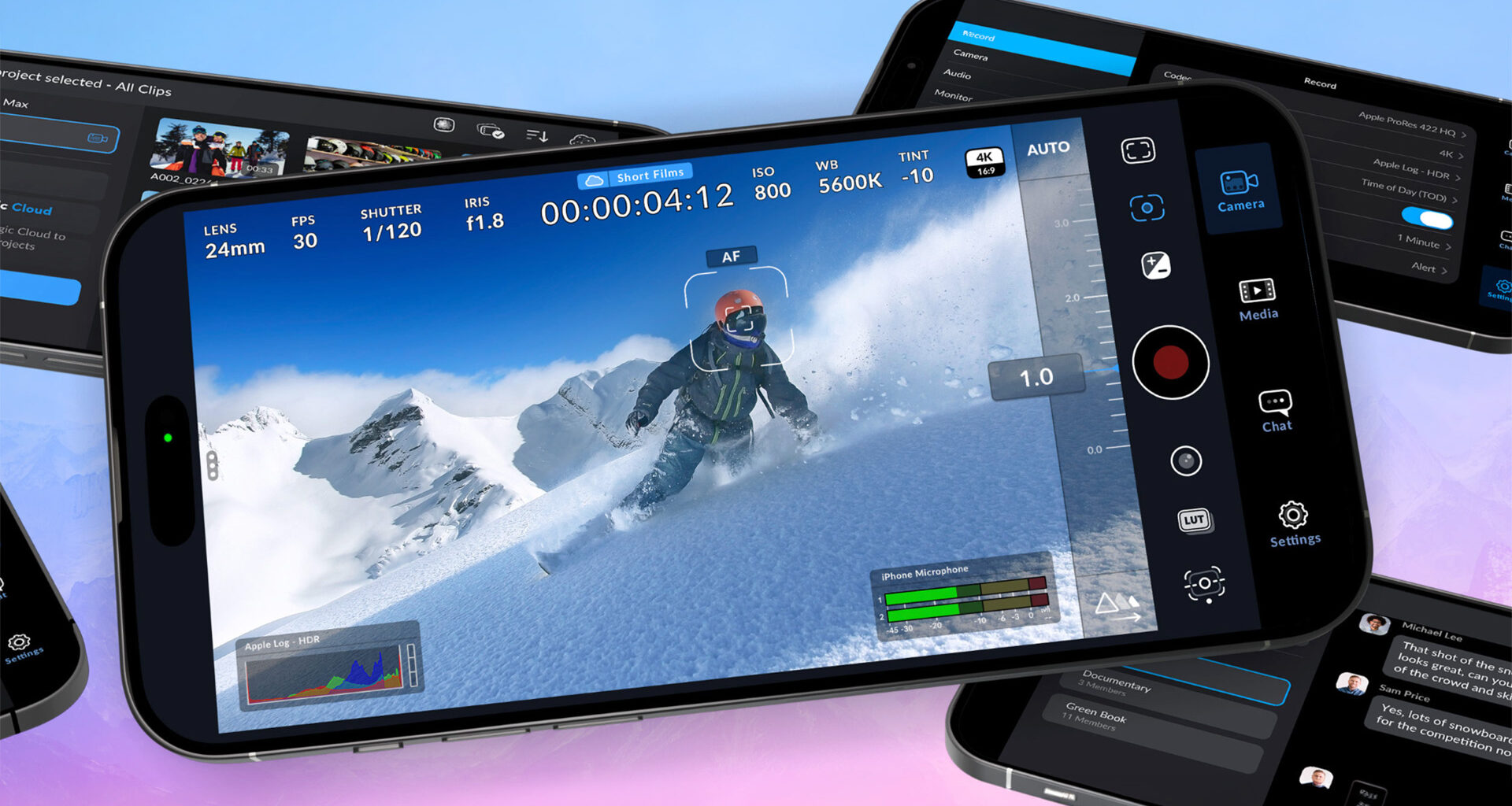 Blackmagic Camera App 3.3 for iOS – Apple Watch, ATEM, Focus/Zoom Control