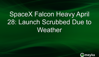 SpaceX Falcon Heavy April 28: Launch Scrubbed Due to Weather