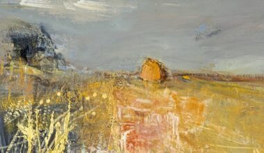 ‘she would set up her canvas on the shore and paint in the lashing wind and rain like a woman possessed’