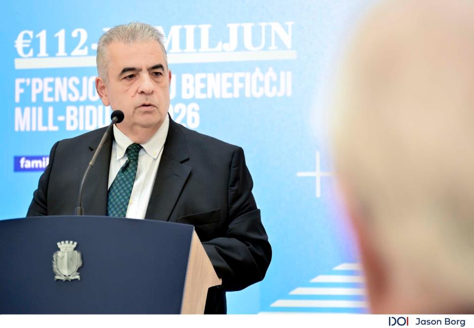 Social benefits and pensions hit record €1.62 billion in 2025, minister says