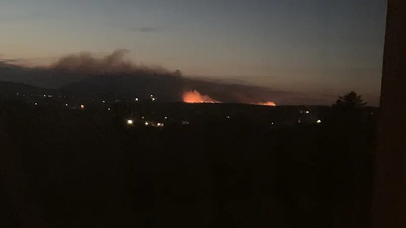 Firefighters tackling Clonmany gorse blaze