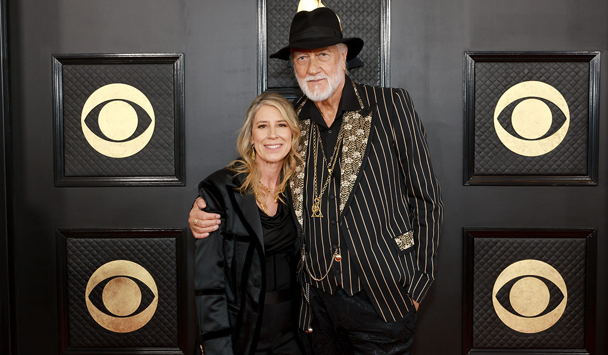 Elizabeth and Mick Fleetwood attend the 65th GRAMMY Awards in 2023 in Los Angeles, California. Pic: Getty Images