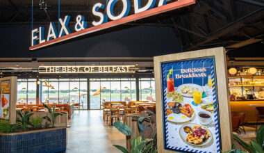Flax & Soda Opens At Belfast International Airport