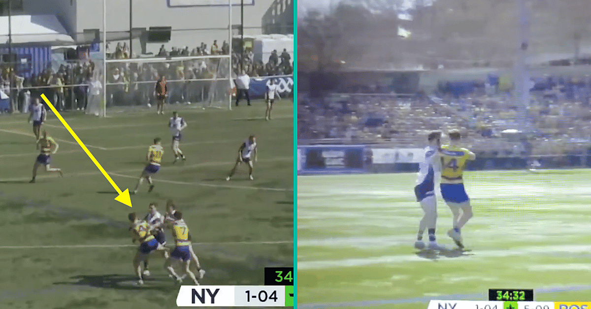 New Footage Explains Controversial Roscommon Red Card Vs New York