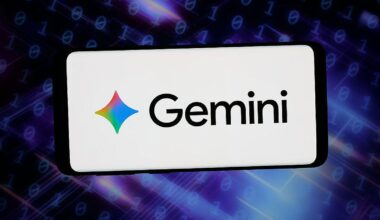 Google Gemini on a phone