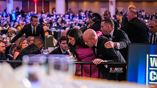 Thuds, An Eerie Silence, Then Chaos At Trump Dinner With White House Journalists