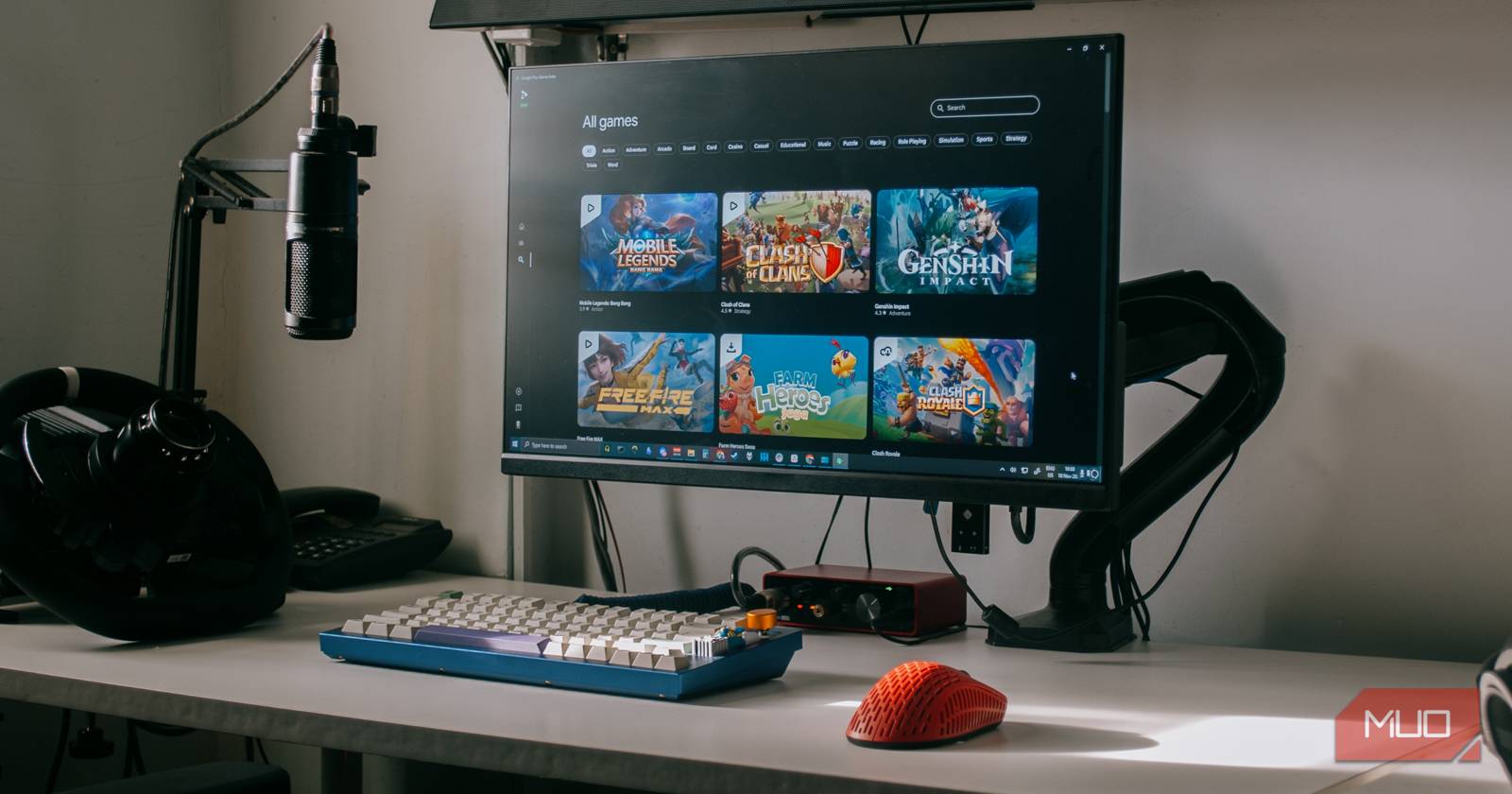 I tried replacing Steam with Google Play Games on my PC — it's not even close