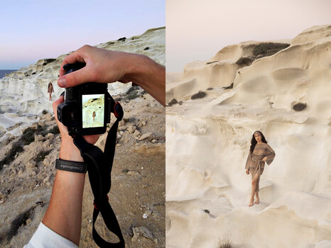 Fashion Campaign at Sarakiniko Beach: 2025