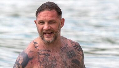 Tom Hardy Goes Shirtless for Beach Day in Barbados with Wife Charlotte Riley | Charlotte Riley, Shirtless, Tom Hardy | Celebrity News and Gossip | Entertainment, Photos and Videos