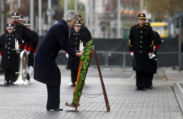 President Connolly lays wreath at 1916 Easter Rising commemoration - The Journal