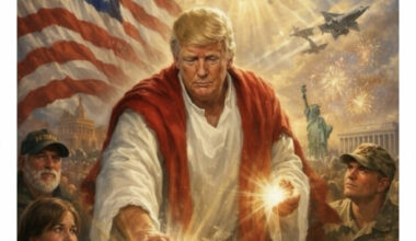Trump deletes AI post depicting himself as Jesus and says he thought 'it was me as a doctor' - The Journal