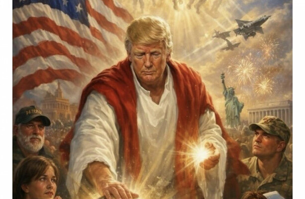 Trump deletes AI post depicting himself as Jesus and says he thought 'it was me as a doctor' - The Journal