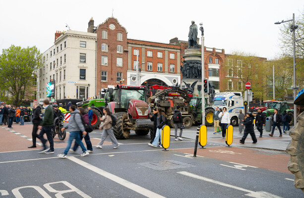 The recent fuel protests have struck a chord in Irish America