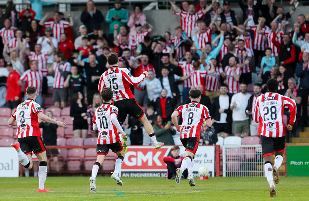 Derry City begin life at Celtic Park with battling win over Shamrock Rovers - The Journal