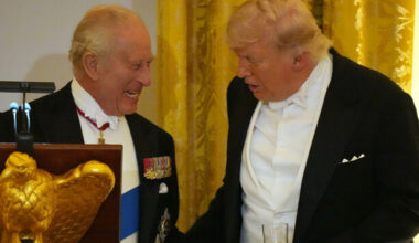 Britain's King Charles was full of jokes at the White House dinner, some of them not bad either