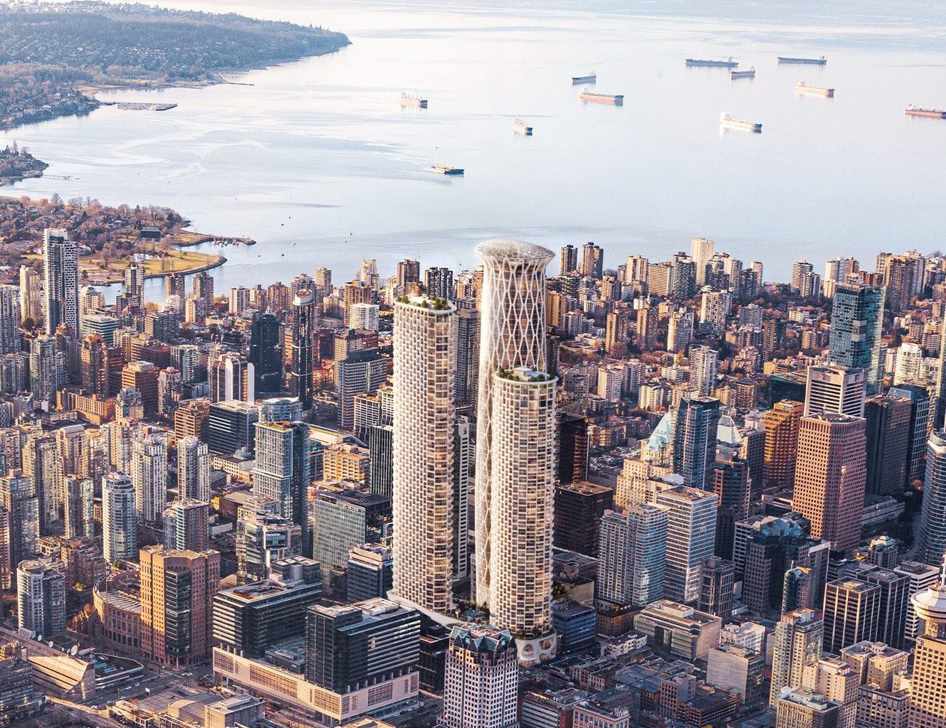 "The only thing these towers are missing are feather boas"