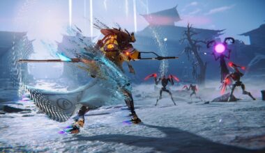 A Morbid Metal screenshot that shows the player character walking towards enemies with a melee weapon drawn.