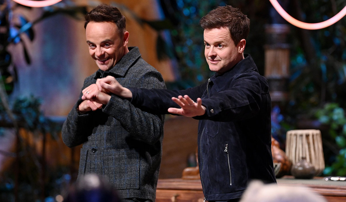 Anthony McPartlin and Declan Donnelly on the I'm A Celeb live final. Pic: REX