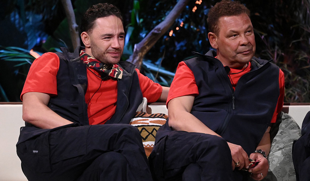 Adam Thomas and Craig Charles on the I'm A Celebrity... Get Me Out Of Here! South Africa Live Final.