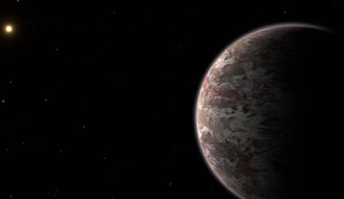 An artist’s impression of Epsilon Indi Ab with water clouds atop its ammonia-dominated atmosphere. Image credit: E.C. Matthews, MPIA / T. Müller, HdA.