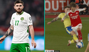 Ireland Star Receives Bizarre Abuse From Arsenal Fans After FA Cup Tie