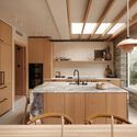 Islington House  / Architecture for London + Hamish Vincent Design - Interior Photography, Kitchen, Countertop, Wood, Chair