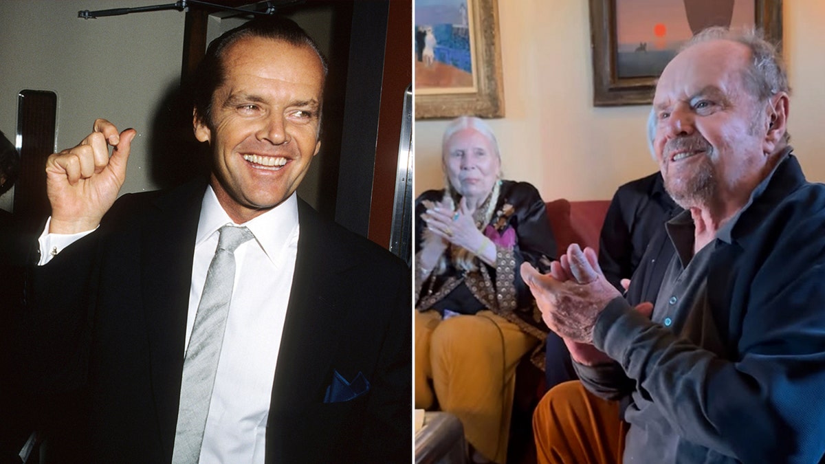 Jack Nicholson then and now at 89