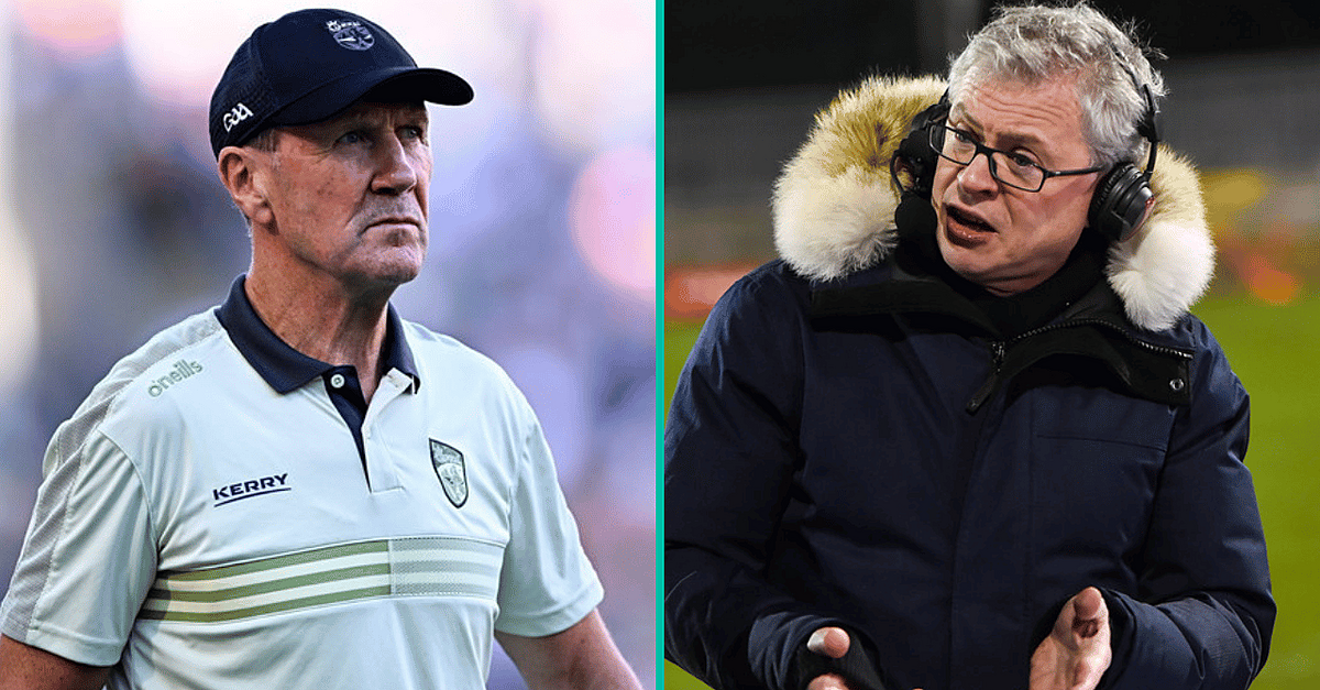 Joe Brolly Feels Big Jack O'Connor Issue Could Hurt Kerry This Summer