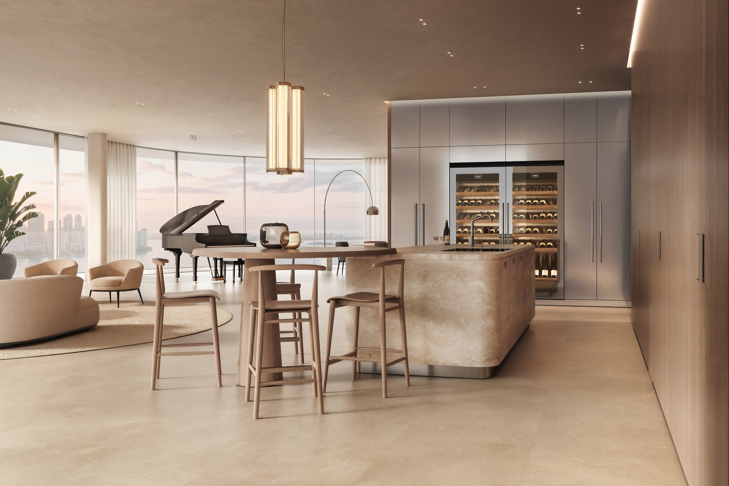 Kora kitchen by Antonio Citterio for Arclinea