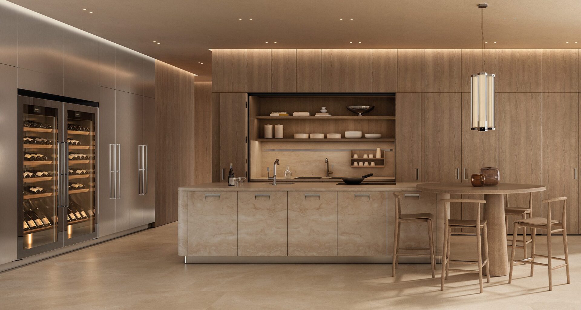 Kora kitchen by Antonio Citterio for Arclinea