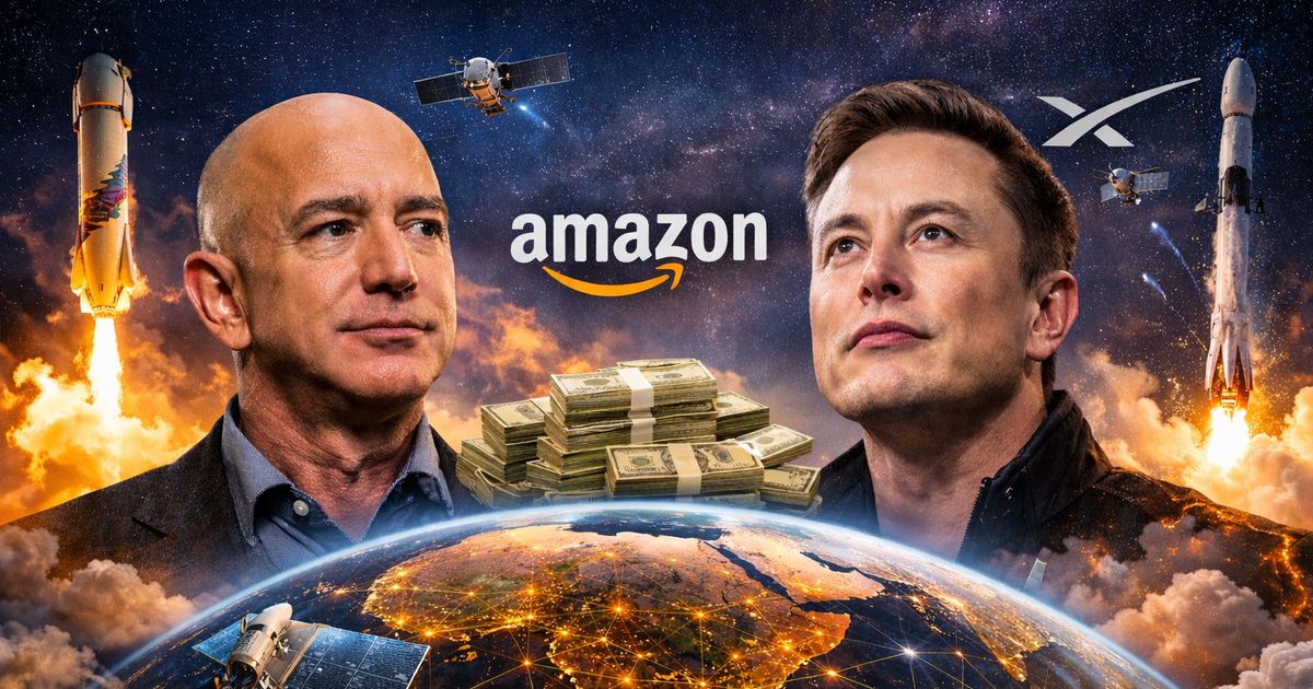 Jeff Bezos's Amazon steps up rivalry with Elon Musk's Starlink as $9bn satellite deal set to benefit Africa