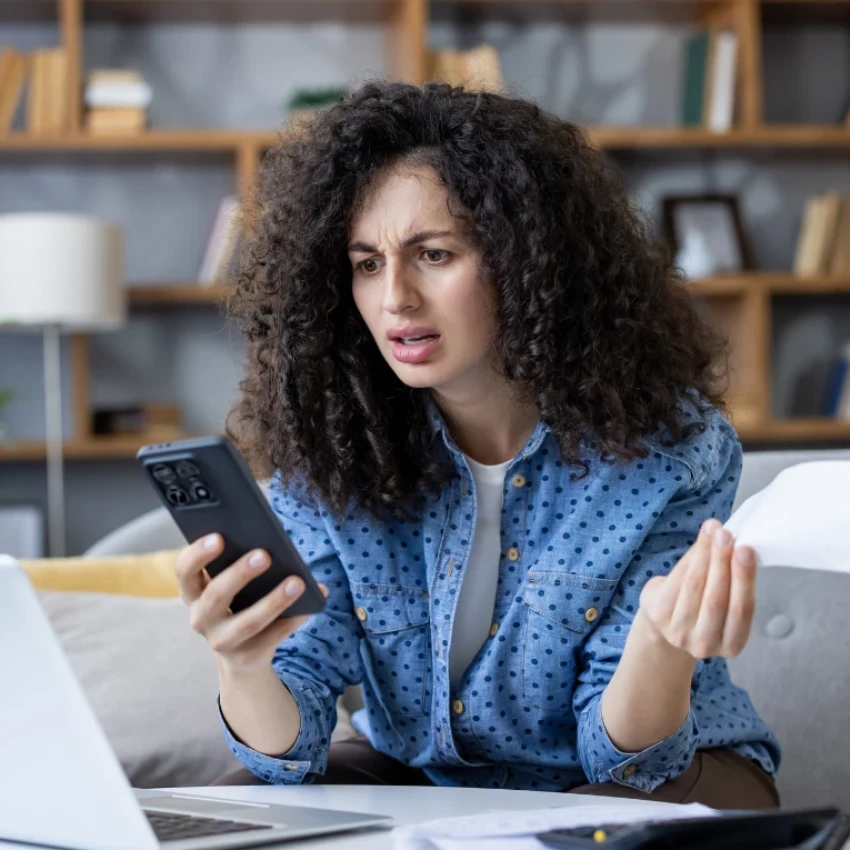 woman who doesn't have enough saved for retirement based on her age