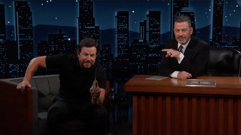 Mark Wahlberg on the April 13, 2026 episode of "Jimmy Kimmel Live!".