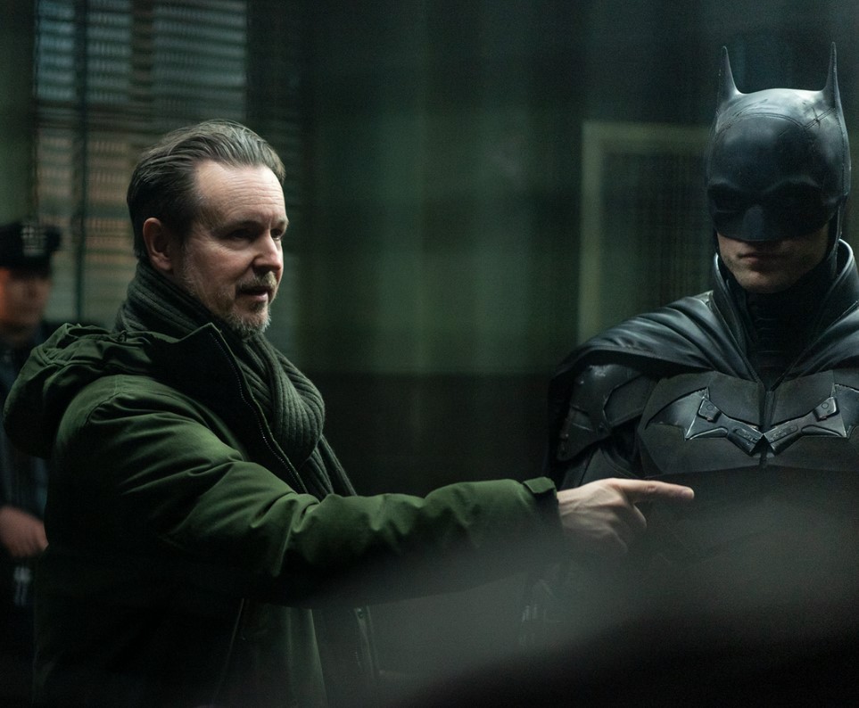 matt reeves batman set Matt Reeves The Batman set with Robert Pattinson