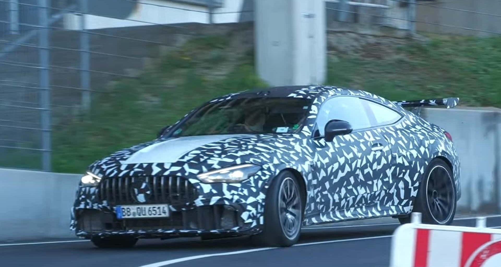Mercedes-AMG Spied Testing New V8 Coupe