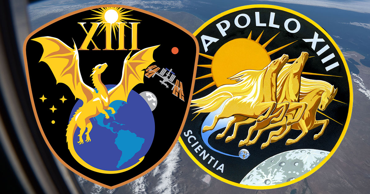 NASA's SpaceX Crew-13 pays homage to Apollo 13 on mission patch