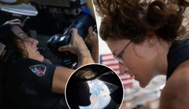 Christina Koch's 'thirst traps' from Artemis II go viral