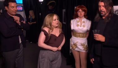 Nicola Coughlan Monologue Features Jimmy Fallon, Dave Grohl