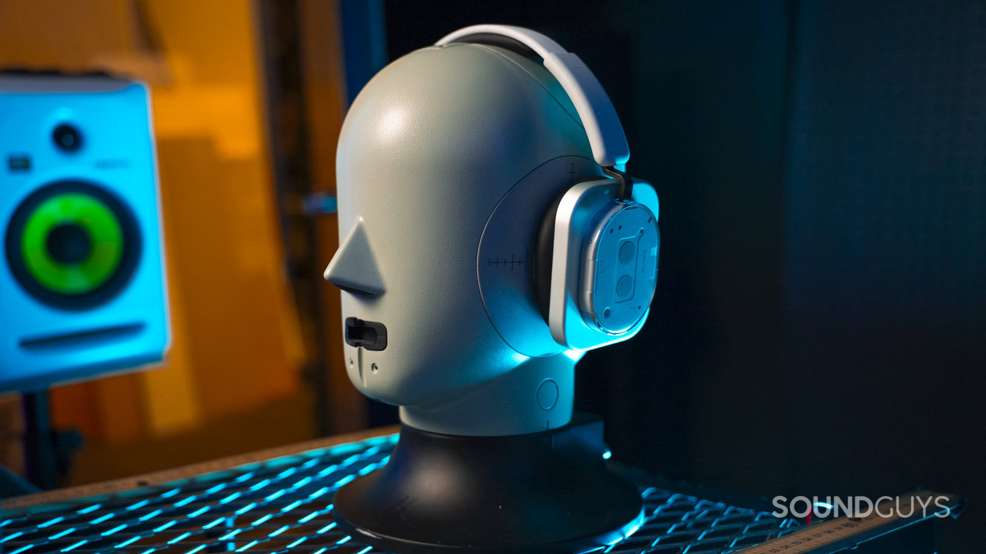 Nothing Headphone (1) on testing head.