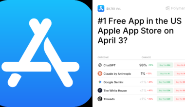 #1 Free App in the US Apple App Store on April 3? Trading Odds & Predictions