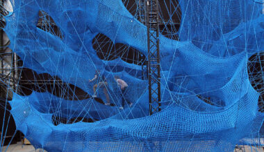 a traveling series of room-sized dreamworlds