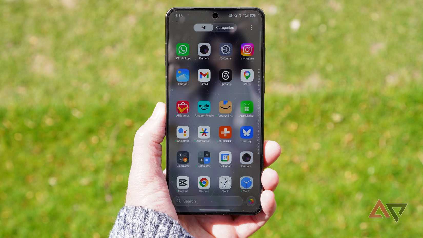 A person holding the Oppo Find X9 Ultra